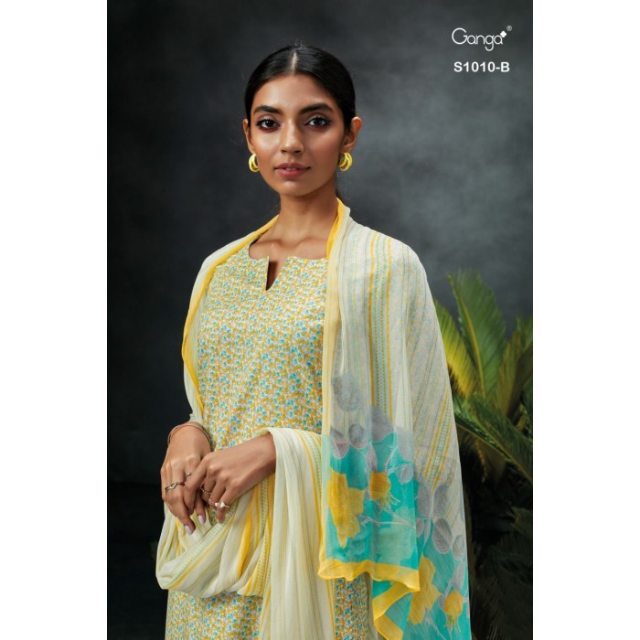 Ganga Timila S 1010 Primum Cotton Dress Materials
